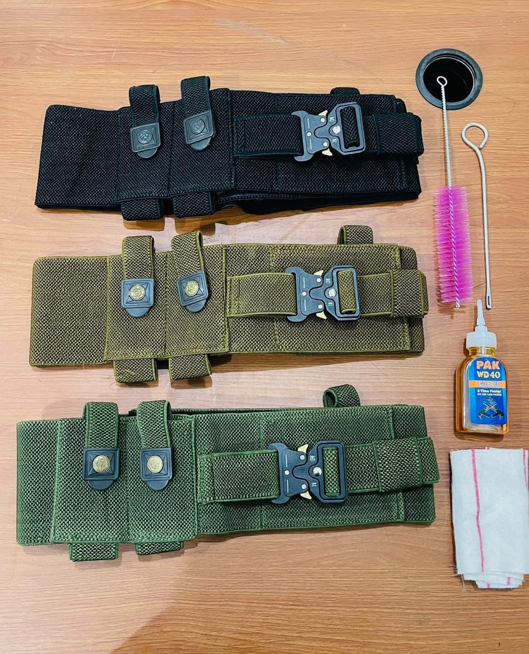 Tactical Heavy-Duty Belt Set with Quick-Release Buckle