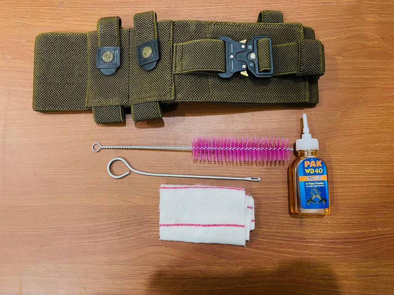 Tactical Heavy-Duty Belt Set with Quick-Release Buckle