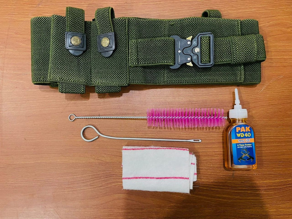 Tactical Heavy-Duty Belt Set with Quick-Release Buckle