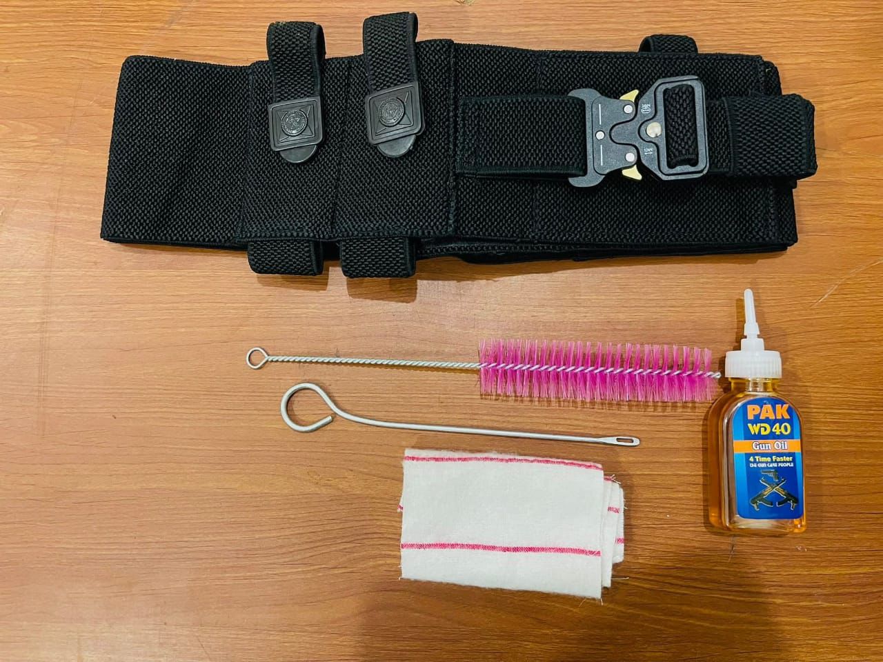 Tactical Heavy-Duty Belt Set with Quick-Release Buckle